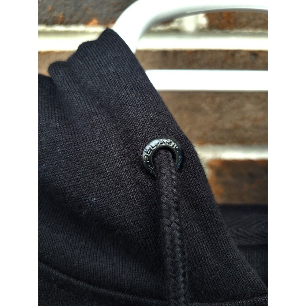 Pelagic Fleece Hoodie Fishing Black Mens XL - Picture 5 of 9